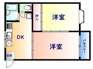 泉中央駅 徒歩37分 2階の物件間取画像